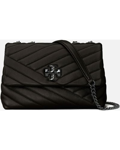 AUTH NWT $458 Tory Burch Kira Chevron Small Flap Top Handle Shoulder Bag  NEW