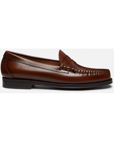 G.H. Bass & Co. Larson Moc Penny Leather Loafers - Brown