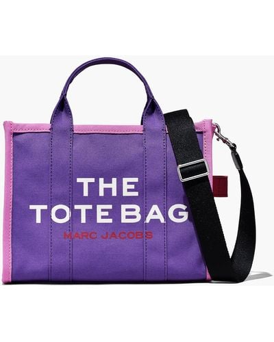 Marc Jacobs The Small Colorblock Tote Bag - Purple