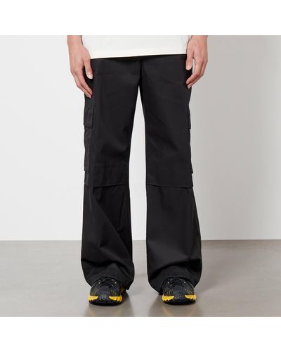 WOOYOUNGMI Cotton-canvas Trousers - Black