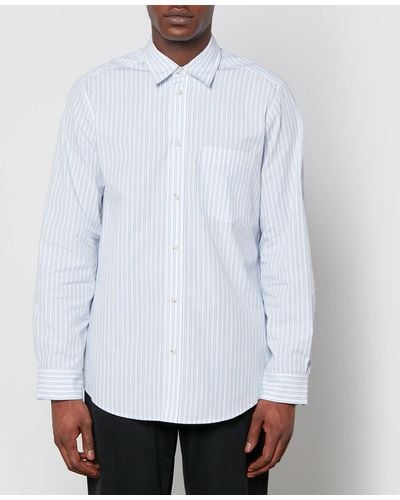Nanushka Kaleb Cotton-poplin Shirt - White