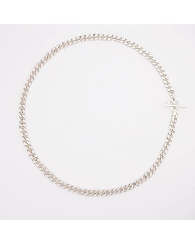 Ami Paris De Coeur Silver-tone Chain Necklace - Metallic