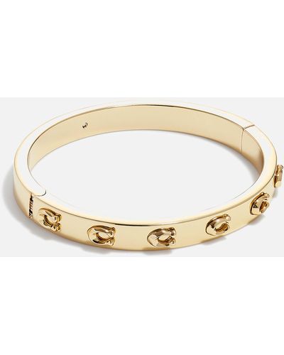 COACH Signature C Gold-plated Bracelet - Metallic