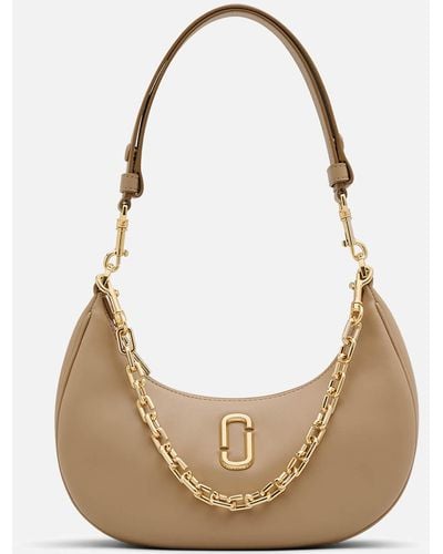 Marc Jacobs The J Marc Small Leather Curve Bag - Natural