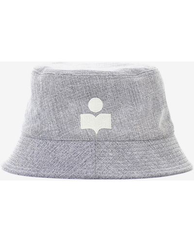 Isabel Marant Denim Bucket Hat - Grey