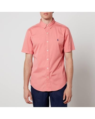 Polo Ralph Lauren Cotton-Poplin Shirt - Pink