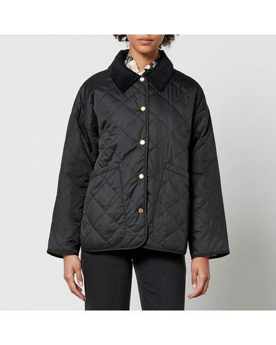 Barbour X House of Hackney Daintry Quilted Shell Jacket - Blue
