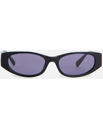 BY FAR Rodeo Acetate Sunglasses - Blue