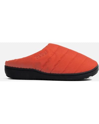 SUBU Nannen Canvas Camp Slippers - Red