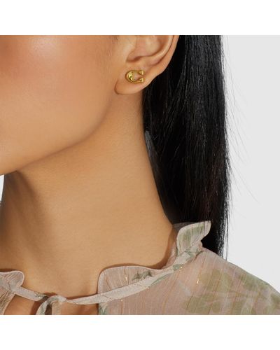 COACH Earrings and ear cuffs for Women Online Sale up to 49 off