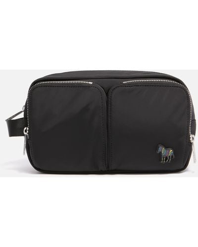 PS by Paul Smith Recycled Shell Wash Bag - Schwarz