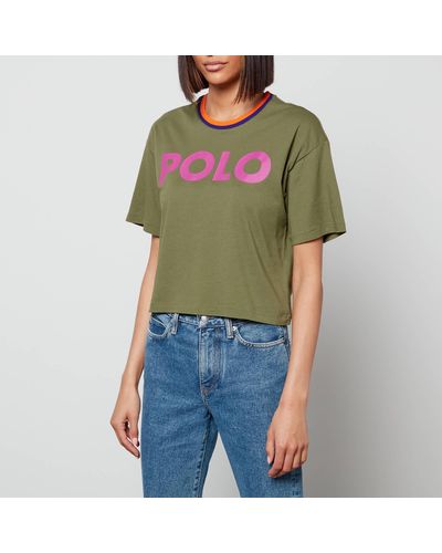 Polo Ralph Lauren Cropped Short Sleeve T-shirt - Green