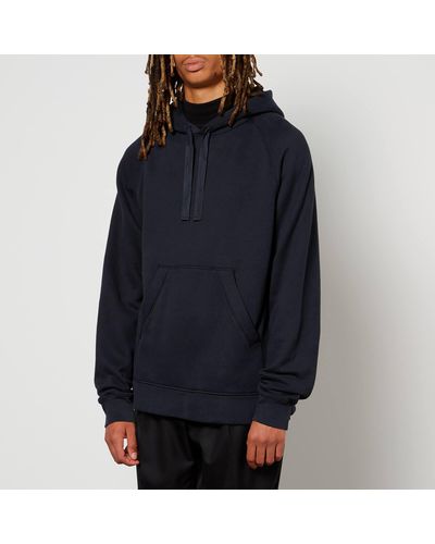 Officine Generale Octave Cashmere Touch Hoodie - Blue
