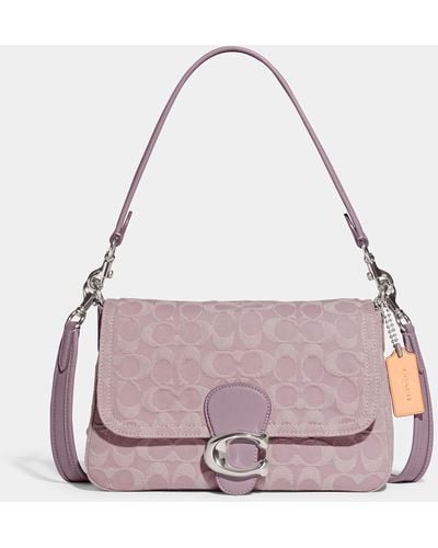 COACH® Outlet  Small Mia Shoulder Bag In Signature Canvas