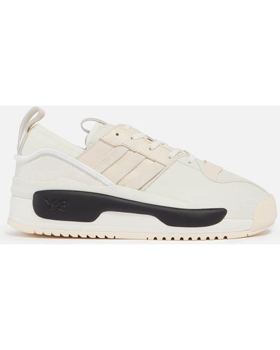 Y-3 Rivalry Leather Trainers - White