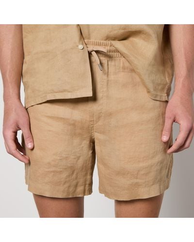 Polo Ralph Lauren Prepster Linen Shorts - Brown