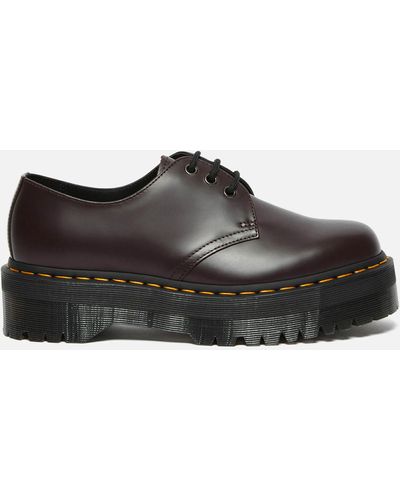 1461 smooth leather platform shoes