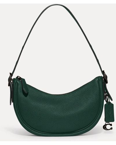 COACH Luna Leather Shoulder Bag - Green