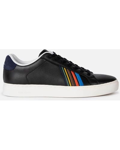 PS by Paul Smith Rex Leather Cupsole Sneakers - Black