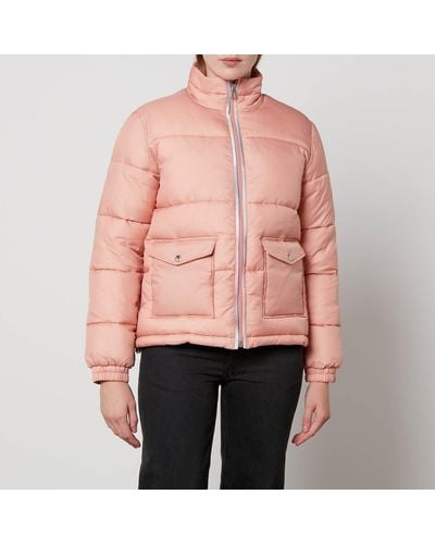 PS by Paul Smith Quilted Ripstop Coat - Pink