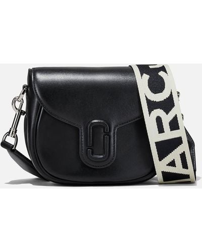 Marc Jacobs The Small Leather Saddle Bag - Black