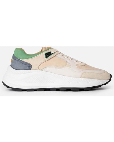 Paul Smith Elowen Running Style Suede Trainers - White