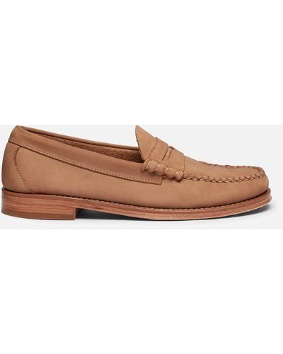 G.H. Bass & Co. G.h.bass Weejun Heritage Nubuck Penny Loafers - Brown