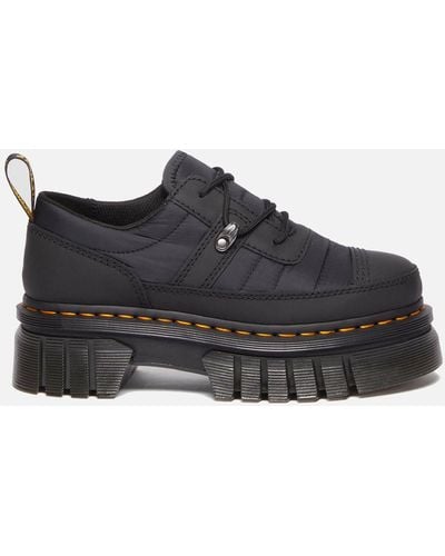 Dr. Martens Audrick Quilted Nylon 3-eye Shoes - Black