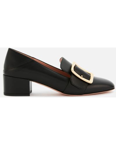 Bally Janelle 40 Leather Loafers - Black