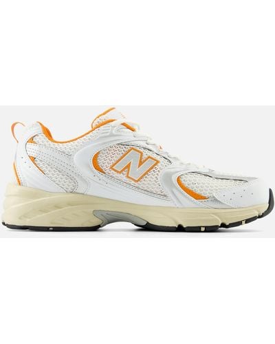 New Balance 530 Faux Leather Sneakers - White