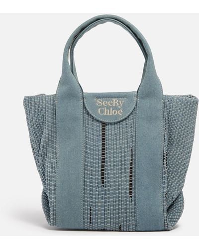 See By Chloé 'laetizia' Shopper Bag - Blue
