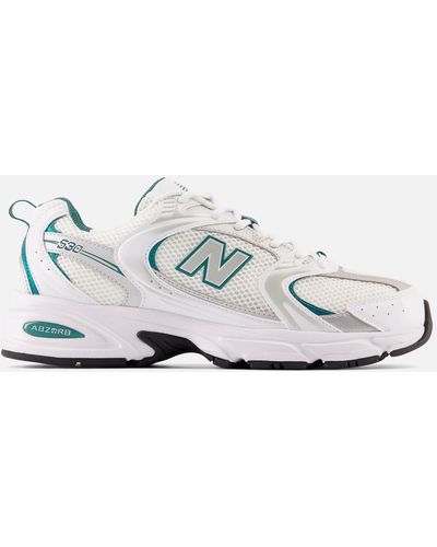 New Balance Mr530 Logo-embossed Leather And Mesh Low-top Sneakers - Multicolor