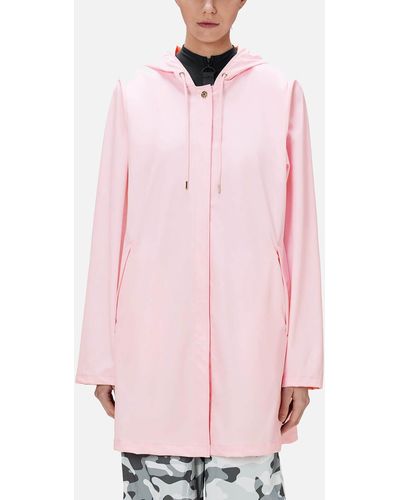 Rains Coated-Shell Jacket - Pink