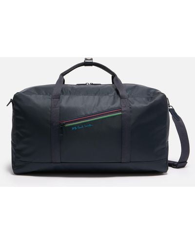 PS by Paul Smith Canvas Weekend Bag - Blue