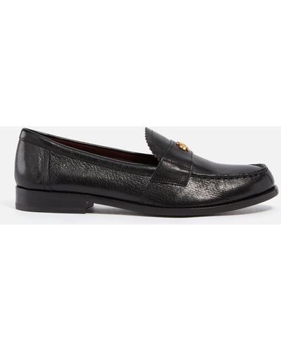 Tory Burch Perry Leather Loafers - Black