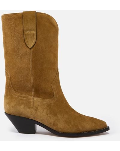 Isabel Marant Dahope Suede Boots - Brown