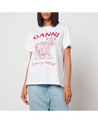 Ganni T-shirts for Women | Online Sale up to off | Lyst