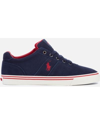 Polo Ralph Lauren Hanford Suede Trainers - Blue