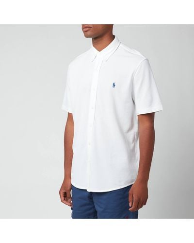 Polo Ralph Lauren 'Featherweight Mesh Short Sleeve Shirt - White