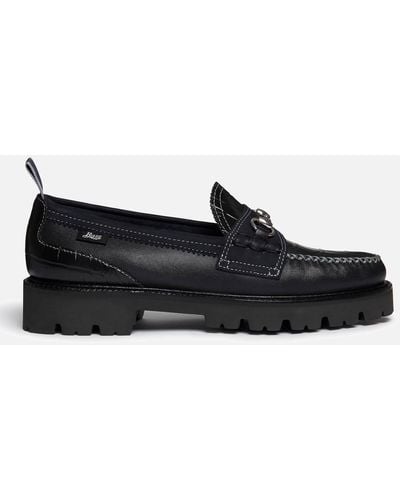 G.H. Bass & Co. Superlug Lincoln Nd Leather Loafers - Black
