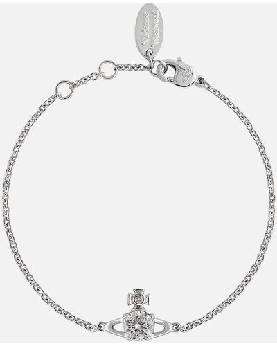 Vivienne Westwood Reina Brass Small Bracelet - Metallic