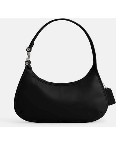 COACH Glovetanned Leather Eve Shoulder Bag - Black