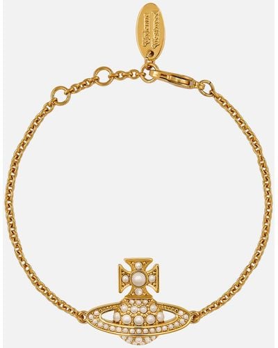 Vivienne Westwood Luzia Bas Relief Gold-tone Bracelet - Metallic