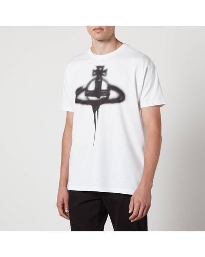 Vivienne Westwood Spray Orb Cotton T-shirt - White