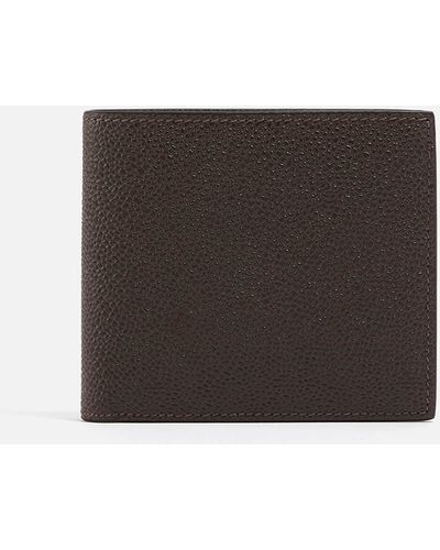 Thom Browne Pebble-grain Leather Billfold Wallet - Black