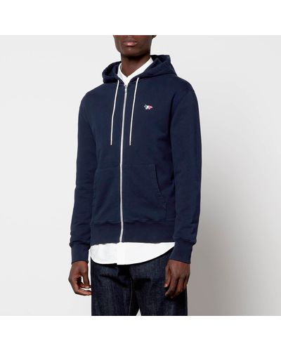 Maison kitsune store zip hoodie