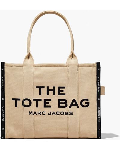 Marc Jacobs The Traveler Large Canvas Shopping Bag - Natural