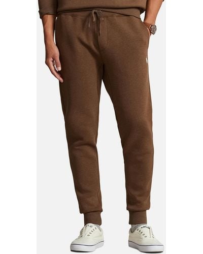 Polo Ralph Lauren Athletic Cotton-blend Jogger Trousers - Brown