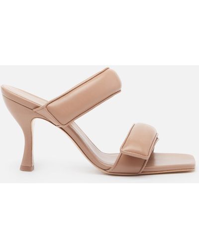 Gia Borghini Gia X Pernille Teisbaek Perni 80mm Leather Two Strap Heeled Sandals - Multicolour