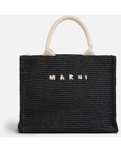 Marni East-west Small Tote Bag - Black